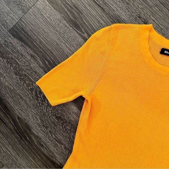 Naadam Ribbed Short Sleeve dress - Picture 3 of 7